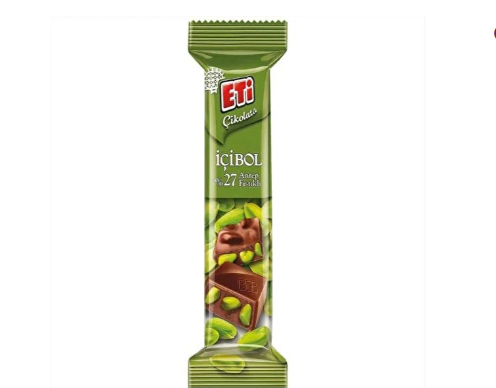 Eti Çikolata %27 Antep Fıstıklı 12x30 g